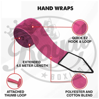 Bandages de boxe de haute qualité pour la protection des mains en boxe, kickboxing et Muay Thai – Bandages intérieurs de boxe