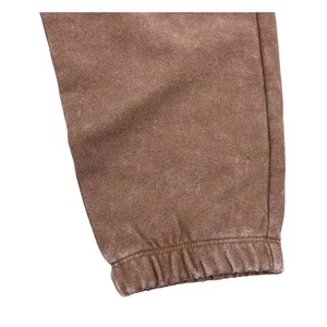Pantalon décontracté léger pour homme, coupe droite, en molleton bouclette, avec cordon de serrage, brodé, respirant, écologique, infroissable, séchage rapide - Product Image 3