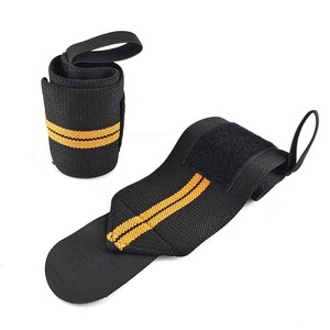 Super grande élasticité coton vente en gros Powerflifting robuste résistance Logo personnalisé haltérophilie levage poignets - Product Image 5