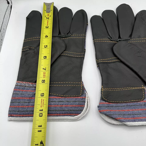 Gants de sécurité de construction robustes Gants de gréeur en cuir fendu pour meubles Protection industrielle des mains Matériel de jardinage - Product Image 3