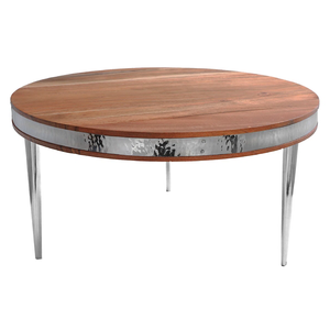 Sala de estar decorativa de calidad superior, madera maciza natural con soporte de pastel de Metal, mesa con forma de soporte de pastel recién llegado fabricado - Product Image 1