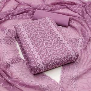 Robe en georgette de créateur pour adultes Salwar Kameez Suit Ethnic Indian Pakistanais Fashion Wedding and Party Wear - Product Image 1