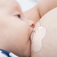 Protectores de senos portátiles Protectores de pezones de lactancia para madres recién nacidas Protectores de pezones de silicona antimordedura para amamantar