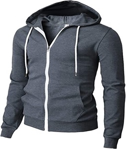 Windbreak Solid Color Winter Warm <b>Jacket</b> New Design Fashion Style Men's Custom logo Printing Embroidery Hoodie Customize - Product Image 1