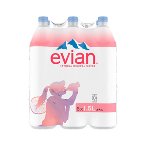 Agua Mineral EVIAN Caliente al por Mayor, 12 Botellas de PET de 750 ml con Tapa Deportiva, Mejores Precios al por Mayor para Restaurantes y Hoteles - Product Image 3