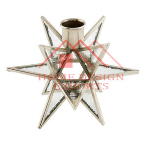 Bougeoir T Light en métal et cristal Bougeoir en cristal décoratif de Noël - Product Image 4