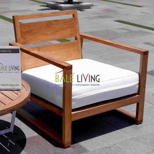 Meilleure vente Chaise Cattalina Bali par Soffa Design minimaliste en bois massif d'Indonésie pour l'extérieur Salon Hôtel Hôpital Utilisation - Product Image 5