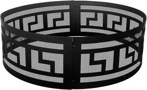 Top Qualité Pique-Nique En Métal Fire Pit Anneau Forme Personnalisée En Plein Air Découpé Au Laser Motif En Métal Fire Pit Anneau Décoratif Maison Jardin Utilisation - Product Image 2