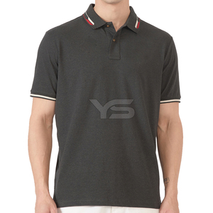 เสื้อโปโลผู้ชายแขนสั้นสไตล์ธุรกิจเสื้อเจอร์ซี่ขนาดใหญ่พิเศษระบายอากาศได้ดี - Product Image 1