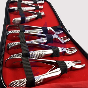 CE ISO diakui <span class=keywords><strong>Forceps</strong></span> ekstraksi gigi <span class=keywords><strong>Forceps</strong></span> pediatrik Pedo untuk Kit kedokteran gigi anak-anak 7 dilapisi Titanium penjualan panas
