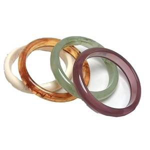 Pulsera de Jade Hielo Verde Yang, Jade Verde Completo, Jade Floral que Contiene Humedad, Regalo para Mujer, Jade Natural Verde Hielo, Jade Bang - Product Image 6