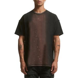 Wholesale Short Sleeve Men's T-Shirt Casual Adult Size 100% Cotton Sublimated Knitted Fabric Formal Style - Product Image 1