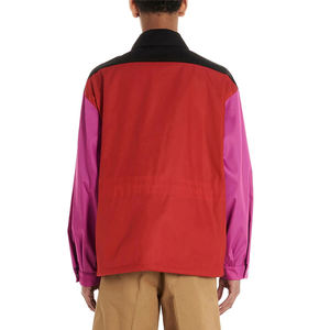 Qualité supérieure Style cool Veste de skateboard couleur patchwork Logo personnalisé Veste décontractée Veste coupe-vent respirante Service OEM - Product Image 2