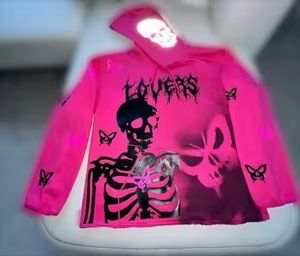 Sudaderas con Capucha de Alta Calidad, Transpirables y Ecológicas, 100% Algodón, con Logotipo Personalizado de Moda Hip Hop, Hechas en Pakistán - Product Image 6