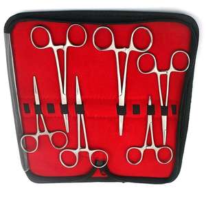 Ensemble HEMOSTAT de 6 pièces comprenant un kit tactique pour les instruments chirurgicaux dentaires Outils électroniques de passe-temps Alimentation manuelle pour la pêche - Product Image 3