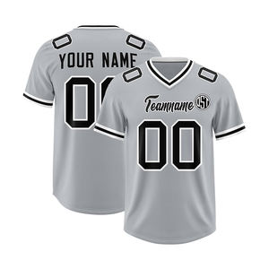 Camiseta deportiva de fútbol americano personalizada para hombre, conjunto de uniformes de fútbol con estampado de poliéster transpirable, camiseta de fútbol de manga corta - Product Image 5