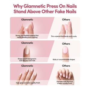 Faux <span class=keywords><strong>ongles</strong></span> à presser courts en amande brillants, 30 pièces, kit complet, prêts pour les vacances, bleus, 15 tailles, réutilisables, vente en gros - Product Image 6
