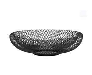 Modern Home Kitchen Fruit Bowl Round Iron Metal <b>Wire</b> <b>Basket</b> Food <b>Storage</b> Organizer Holder - Product Image 6