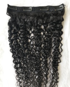 Pinza rizada Afro brasileña de visón 100%, extensiones de cabello humano virgen indio Remy, 200 gramos, 7 juegos de cutículas - Product Image 5