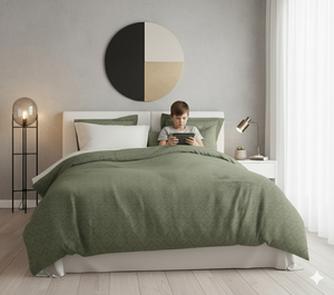 Ensemble de couette uni très demandé avec garnissage doux hypoallergénique pour un sommeil confortable à prix de gros - Product Image 4