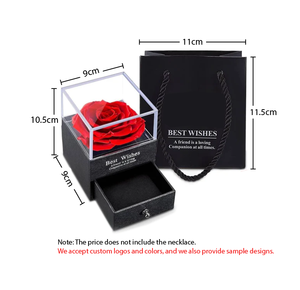 Boîte cadeau de roses <span class=keywords><strong>éternelle</strong></span>s réelles, roses préservées faites à <span class=keywords><strong>la</strong></span> main pour Noël, <span class=keywords><strong>la</strong></span> Saint-Valentin, <span class=keywords><strong>la</strong></span> fête des mères, un anniversaire, un anniversaire de mariage, en gros - Product Image 2
