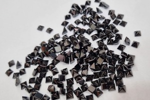 แหวนเพชรโมอิสสีดำขนาด4มม. แหวนเพชรโมอิสซาไนต์ประดับเพชรเครื่องประดับฮิปฮอปเพชรสีดำ - Product Image 2