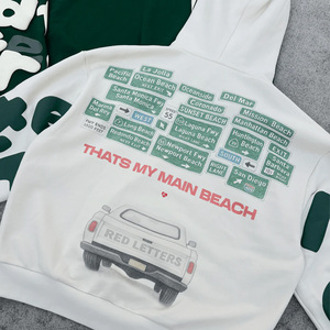 Sudaderas con capucha extragrandes de invierno, 100% algodón, con cremallera, diseño personalizado, bordadas, con estampado en relieve, transpirables, de forro polar, anti-bolitas, de color liso. - Product Image 4