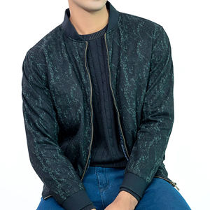 Custom 2024 High Quality Windproof Breathable Winter Autumn <b>Long</b> Sleeve Zipper Print <b>Men's</b> Bomber <b>Jacket</b> Made in Pakistan OEM - Product Image 3