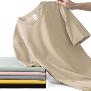 Camiseta de Manga Corta para Hombre, Estilo Coreano, Holgada, Casual, Tallas Grandes, Moderna, con Logotipo Personalizado Bordado, Precio de Fábrica en China y Bangladesh - Product Image 6