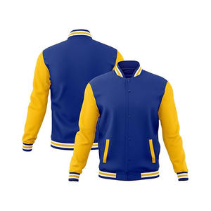 Veste universitaire décontractée confortable pour homme, fermeture éclair sur le devant, logo personnalisé, couleurs et tailles personnalisées, respirante, séchage rapide, service OEM pour l'hiver - Product Image 3