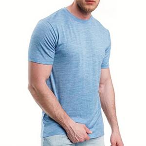 100% Merino <b>Wool</b> T <b>shirt</b> <b>Men</b> Base Layer Merino <b>Shirt</b> Wicking Breathable Quick Dry Anti-Odor No-itch Big USA Size - Product Image 5