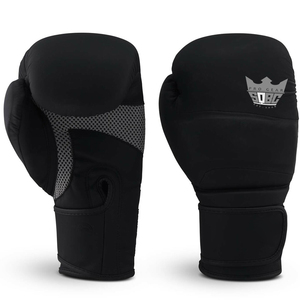 ถุงมือชกมวยระบายอากาศได้ดีพร้อมถุงมือป้องกันพิเศษใหม่ล่าสุดสำหรับมืออาชีพถุงมือชกมวยสีดำออกแบบโลโก้ได้ตามต้องการ - Product Image 1