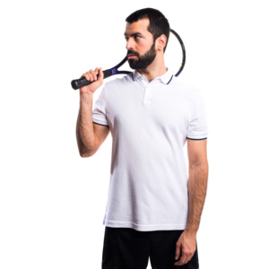 2023 personalizado 100% poliéster hombres Pour Homme cabeza Vintage tenis Polo camiseta correr entrenamiento ropa deportiva ropa de tenis para hombres - Product Image 5