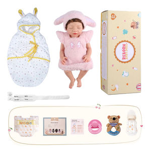 Babeside Toptan 16'' Tam Silikon Yeniden Doğmuş Bebek Bebek Gerçekçi Uyuyan Kız Moda Bebek Mini Yumuşak Oyuncak - Product Image 6