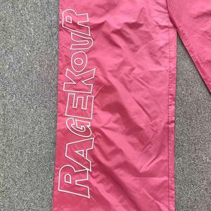 Pantalones de chándal holgados de gran tamaño para hombre, transpirables, con cintura elástica, pierna ancha, Parte delantera plana, Pantalones rectos de algodón, lado informal - Product Image 4