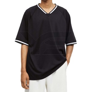 Nouveauté Tissu en maille Vente en gros T-shirt à manches courtes Oversize Pour Hommes Grand et Grand Logo personnalisé Street Wear Tissu pour pull - Product Image 2