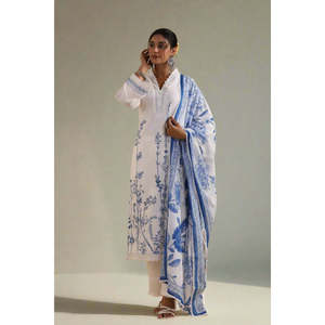 Conjunto de Kurta, Pantalón y Dupatta para Mujer - Rooh Noor E Aasman, Ropa Étnica - Product Image 6