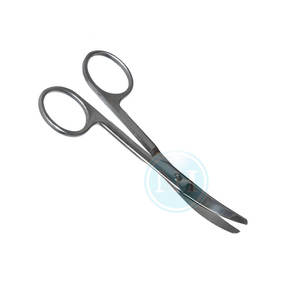 Tijeras de Enucleación con Punta Curva, Cirugía Oftálmica, Acero Inoxidable de Precisión, Manuales, Reutilizables - Product Image 5