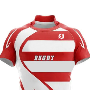 Cómodo conjunto de uniforme de rugby transpirable, diseño personalizado, ropa deportiva de alto peso, logotipo personalizado para mujer, Color 280g, peso de tela - Product Image 4