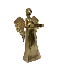 Premium Gold Aluminum <b>Candle</b> Stand Angle Shape Holder for Home Hotel And Party Table Decor At <b>Cheap</b> Price - Product Image 1