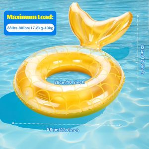 Hot Sale <b>Inflatable</b> Swimming Ring Cute <b>Pool</b> Float Tube Thickened PVC Swim Tube <b>for</b> Kids Adults Outdoor <b>Pool</b> Beach Water Float - Product Image 4