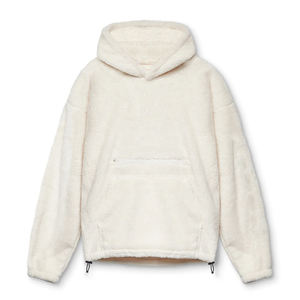 High Quality Light Winter Outdoor Plus Size <b>Sherpa</b> Fleece <b>Hoodie</b> Oversized Heavyweight Custom <b>Men</b> Pullover <b>Hoodie</b> - Product Image 4