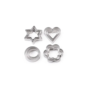 Outils de décoration de biscuits en acier Spritz Cookie Maker Pistolet de presse à biscuits en acier inoxydable avec pièce de conception unique en forme d'étoile - Product Image 3