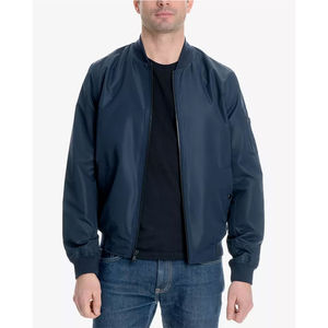 Professional Zipper Bomber <b>Jacket</b> Made Solid Color Full Premium Quality <b>Light</b> Weight <b>Men</b> Bomber <b>Jackets</b> for <b>Men's</b> Customized - Product Image 1