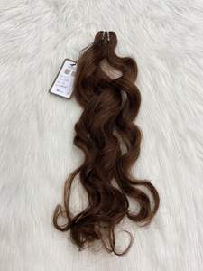 Gran oferta 100% cabello humano virgen vietnamita Clip-In onda profunda suelta suave ondulado marrón máquina de ondas naturales trama doble sin enredos - Product Image 6