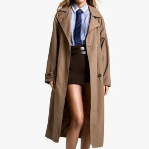 Abrigo de lana vintage grueso y suave personalizable para mujer con cinturón - Product Image 4