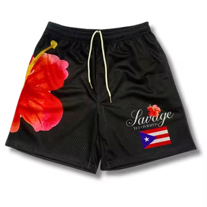 Short en maille sur mesure de nouveau style Short en maille de couleur unie à vendre Short en maille fabriqué au Pakistan pour hommes - Product Image 1