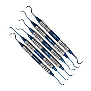 Juego de escalador de Hoz dental de 6 piezas de acero inoxidable de alta calidad para diente escalador dental de la mejor calidad - Product Image 3