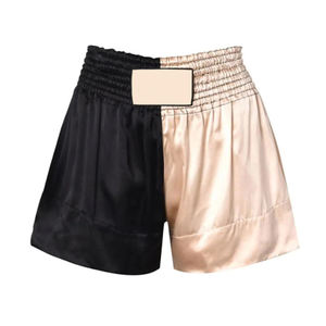 100% Polyester séchage rapide Top qualité hommes personnalisé Muay Thai Shorts blanc Muay Thai Shorts - Product Image 1