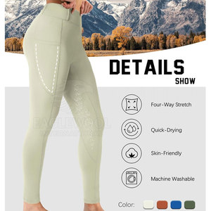 Pantalons d'équitation pour femmes de haute qualité, marque privée, haute performance, jodhpur et culottes, séchage rapide, légers, sans couture - Product Image 3